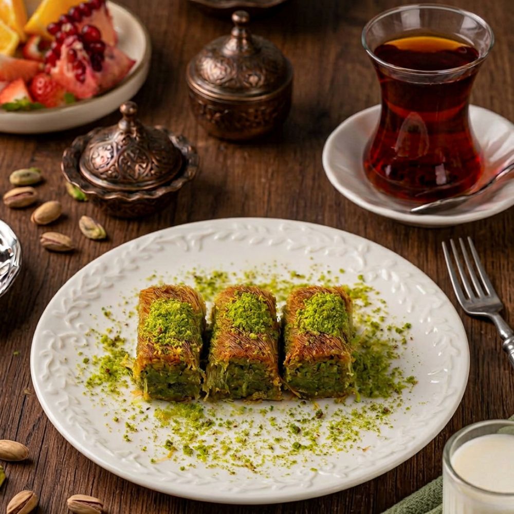 Fıstıklı Burma Kadayıf